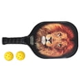 thumbnail image 3 of Raqueta de tenis de Leijiier para fibra de carbono adulta deportes al aire libre raqueta de raqueta Elástico portátil recreativo con bolsa de almacenamiento 061 AweSitey OD002742-01B, 3 of 7