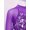 Purple, variant on YIZYIF Girls Shiny Sequins Tiered Tassels Dance Leotard Long Mesh Sleeve Short Unitard for Jazz Latin Dance Costume