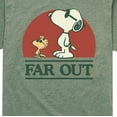thumbnail image 3 of Peanuts - 70's Retro Snoopy Men's Short Sleeve Graphic T-Shirts, 3 of 6