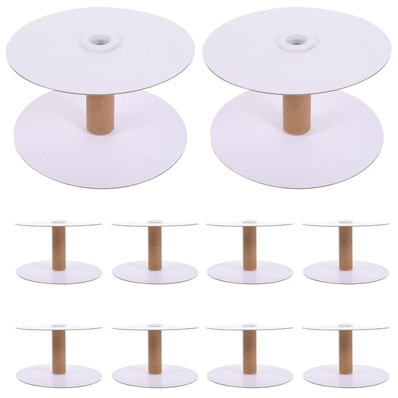 20 Pcs I-shaped Bobbin Convenient Sewing Spools Sewing Spools Yarn Spools Knitting Spools Winding Spools for Craft