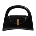 thumbnail image 2 of Bolso de mano Salvador para mujer Bolso de hombro casual de cuero PU cruzado negro, 2 of 10