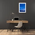 thumbnail image 3 of Bibikow, Walter 11x14 White Modern Wood Framed Museum Art Print Titled - Sweden-Scania-Malmo-Oresund Bridge-longest cable-tied bridge in Europe-linking Sweden and Denmark-d, 3 of 4