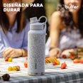 thumbnail image 4 of BUFFER FLASK Termo de Acero Inoxidable 1200ml &ndash; Botella T&eacute;rmica Antigoteo y Herm&eacute;tica &ndash; Termo Acero para Agua Fr&iacute;a 24h y Caliente 12h &ndash; T, 4 of 8