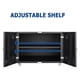 thumbnail image 4 of 177h negra mobile printer stand con almacenamiento-metal mesa para oficina en casa printers featuring almacenamiento estante y wheels ideal para para 3d printers, 4 of 6