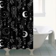 thumbnail image 4 of Moon and Dreamcatcher Gothic Pattern Modern Waterproof Shower Curtain Set with 12 Hooks, Washable Decorative Bathroom Shower Curtain, 4 of 6
