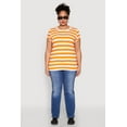 thumbnail image 3 of Womens Plus Size Striped Crew Neck Tee, 3 of 5