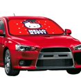 thumbnail image 2 of Windshield Sun Shade Foldable Car Front Window Sunshade For Car Suv Trucks Vans - Best Heat Shield Blocker Visor Cover Blocks Uv Rays And Keeps Your Vehicle Cool-Medium, 2 of 5