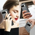 thumbnail image 7 of Allytechgroup Magnetic Case for Google Pixel 8, Compatible with Magsafe & Car Mount Slim Fit Premium PU Leather Durable Anti-Scratch Retro Phone Case for Women Men, Gray, 7 of 7