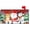 Santa Claus, variant on Floral Mailbox Cover Magnetic Watercolor Cute Flower Mailbox Wraps Post Letter Box Cover for Garden Yard Home Decor Standard Size 21" x 18"
