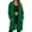 8# Green, variant on 2026 New Women Casual Zip Up Fleece Hoodies Long Knee Length Jacket Tunic Sweatshirt with Pockets