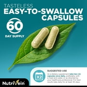 NutriVein Organic Sea Moss 1600 mg Gut and Thyroid Support 120 Capsules