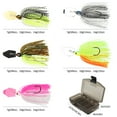 thumbnail image 2 of Bladed Jigs Fishing Lures 5pcs Baits Multi-Color Kit for Freshwater Bass Pike with Storage Box 5 Pack, 2 of 5