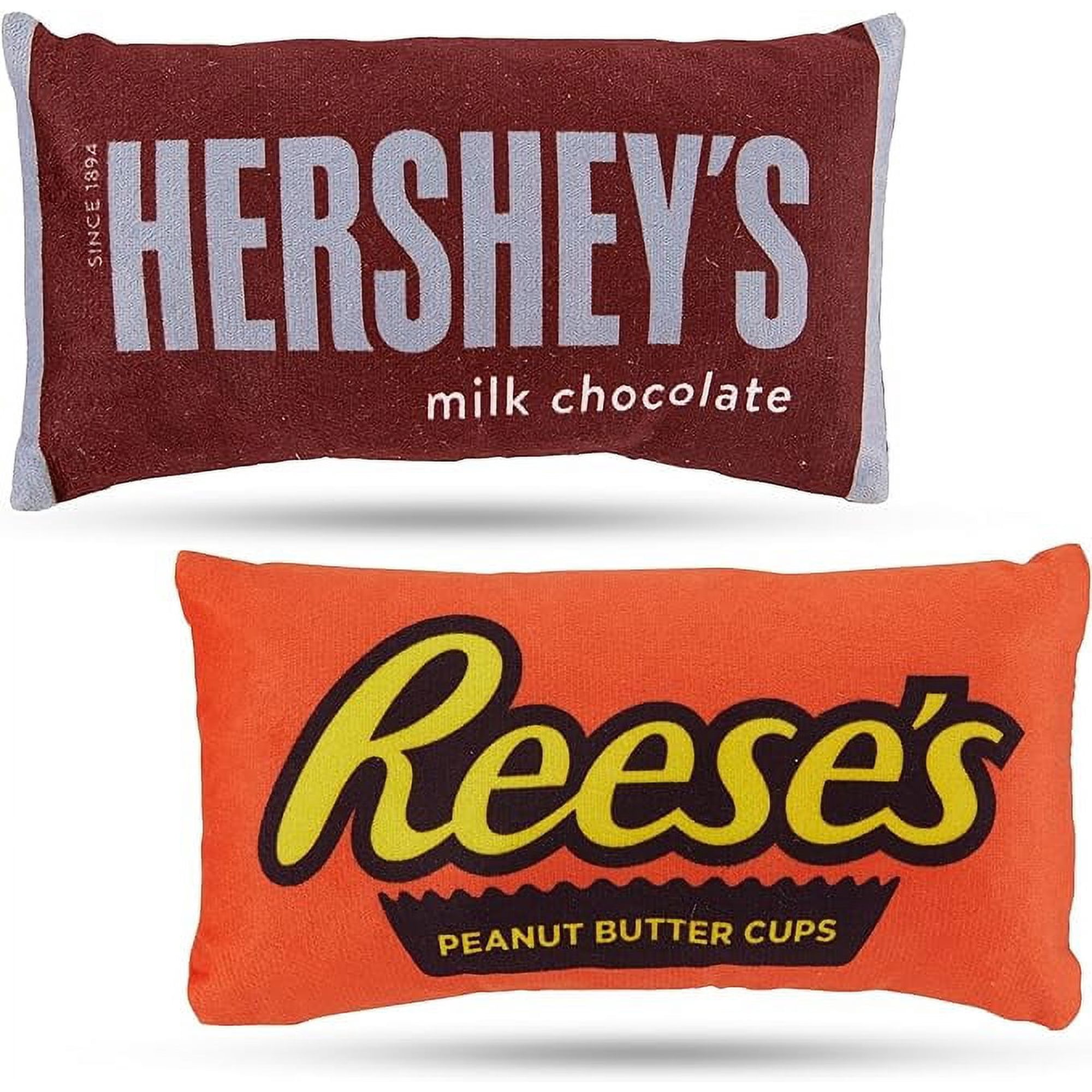 HERSHEY'S Dog Toys - Cute Puppy Toys, Chocolate Dog Chew Toy, Small Dog Toys, Candy Pet Toys, Squeaky Dog Toys for Small Dogs, Puppy Chew Toys, Plush Dog Toy Pack, Rope Toy Pack, Reese's Dog Chew Toy