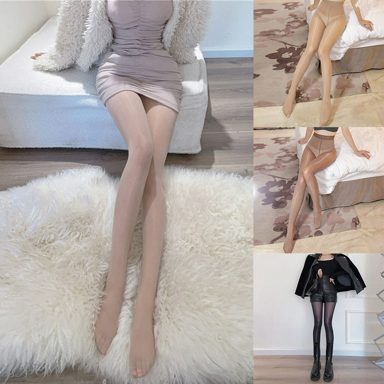 Rose Sakura SEAMLESS Pantyhose Ultra Sheer Glossy Stockings Plus