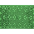 thumbnail image 1 of Ahgly Company Indoor Rectangle Oriental Emerald Green Traditional Area Rugs, 2' x 3', 1 of 4