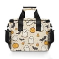 thumbnail image 7 of FORMRS Insulated Cooler Bag 24 Cans Capacity Soft Leakproof Lunch Box with Side Pockets, Halloween Cute Ghosts, 7 of 7