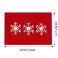 thumbnail image 3 of Zhuashum Christmas Decorations Doormat Soft Bath Mat Absorbent Rug Bath Holiday Non Floor Small Carpet Washable Bathroom Rugs Indoor Outdoor Home Decor 31X20X3Cm, 3 of 7
