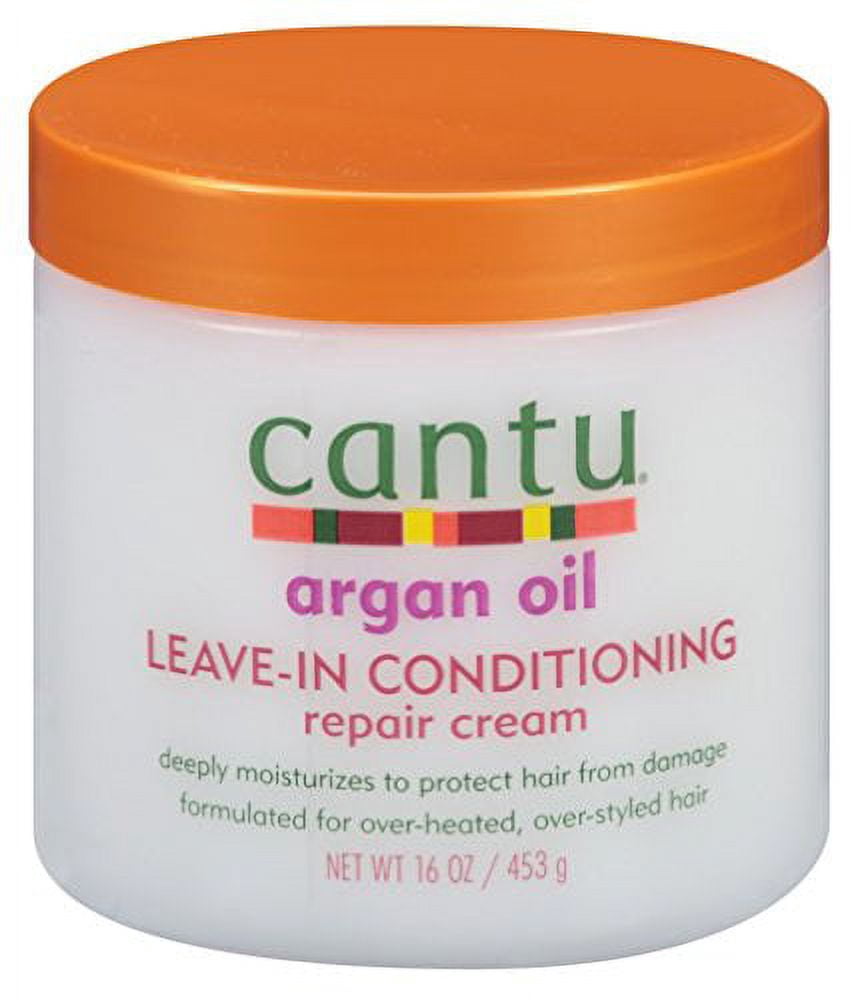 3 pack Cantu Argan Oil Leave-In Conditioning Repair Cream 16oz each