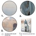 thumbnail image 3 of Designart "Radiance in Arabic Woman's Walk II" Fashion Canvas Wall Art - Glam Blue Woman Arabic Living Room Canvas Art, 3 of 6