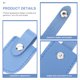 thumbnail image 2 of ColoMX 5pcs manicure cutícula tijera protectora protectora cutícula pinzas contenedor, 2 of 7