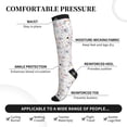 thumbnail image 3 of Lsque Cute Koala Pattern Sport Compression Socks for Men & Women 15-20 mmHg Knee High Nurse Pregnant Running Medical and Travel Athletic, 3 of 6