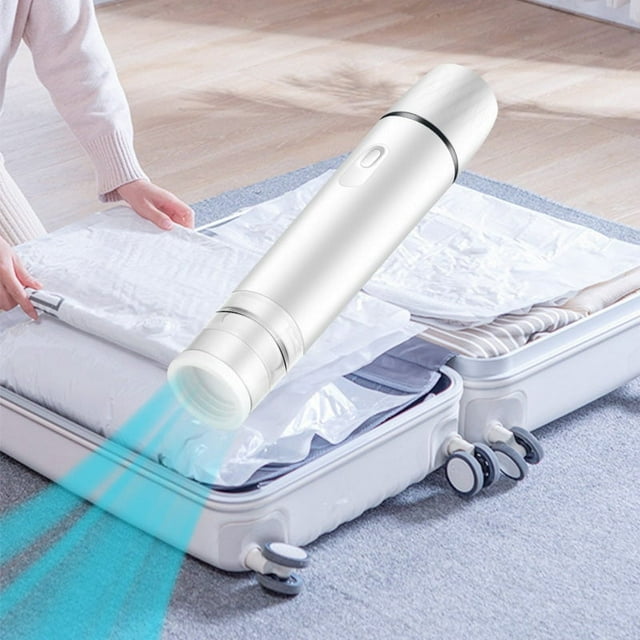 Vacuum Sealing Machine Automatic Food Saver | Fresh-Keeping Plastic Sealer | One Click Operation | Compact Portable ABS | Household Storage for Food Clothing Documents | Includes Power Cord | 410g