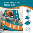 thumbnail image 4 of Football Throw Blanket Football Fans Gift for Men Women Kids Cozy Soft Flannel Blanket with Sofa Bed Couch Living Room 50" X 60", 4 of 5