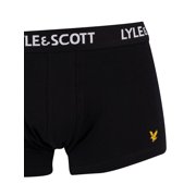 Lyle & Scott Men Boxer Shorts Cotton Black L