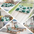 thumbnail image 6 of Turquoise Marble Small Pillow Covers, Gold White Geometric Hexagon Modern Soft Breathable Throw Pillow Cases with Invisible Zipper, Decorative Pillowcase Pillows Protectors for Sofa Bed Chair 12"x20", 6 of 9