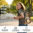 thumbnail image 4 of Jeiento Capybara Large Capacity Lightweight 17 Inch Backpack Set 4-Piece Lunch Bag Pencil Case Water Bottle Holder for Boys Girls Kids Students, 4 of 7