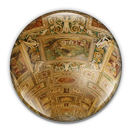 Vatican Gallery of Maps Gallery Paperweight in Gift Box, 3 Inch Crystal Dome, Perfect for House Warming Gift