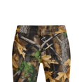 thumbnail image 4 of Grblisyd Girls Uniform Pants Kids Stretchy Elastic Waist Camo Maple Leaf Print Flare Pant with Pockets for 5-15 Years, 4 of 6