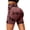 Brick Red, variant on Womens Essentials Summer Fashion Clothing Women's Tie Dye Sports Tight 3/4 Pants Outerwear Sexy Yoga Fitness Shorts High Waisted Pants Shorts for Women