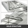 thumbnail image 4 of VEVOR Concession Shelf 48L x 12W inch Stainless Steel Drop Down Folding Serving Food Shelf Stand Serving for Concession Trailer Serving Window, 4 of 9