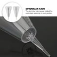 thumbnail image 4 of SHISUYAN 2pcs Cone Shaped Rain Gauge Plug Measuring Cup Transparent Rainfall Gauge, 4 of 8