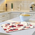 thumbnail image 6 of Dish Drying Mat Kitchen Counter Ladybugs Heart Love Dishes Drainer Pad Absorbent Microfiber Reversible 16"x18", 6 of 7