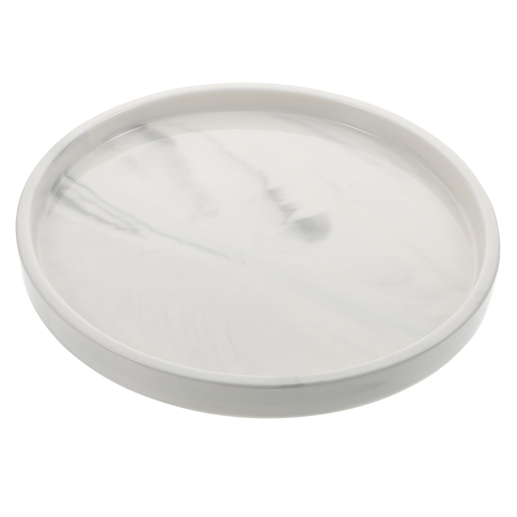 YUYUETIME jewelry plate dish Fine Marbling Design Grey 1PC