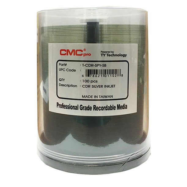 cmc-pro-taiyo-yuden-52x-silver-inkjet-printable-cd-r-tcdr-spy-sb-100