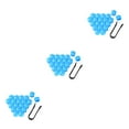 thumbnail image 3 of Maytalsory 20 Pieces Car Wheel Nut Caps Auto Hub Screw Head Cover Plastic Replacement Dust-proof Automobile Rims with Clip Blue 21mm 3Set, 3 of 6