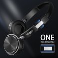 thumbnail image 4 of Wired Headphones with Microphone,Wired Headphones with Microphone and Volume Control Folding Lightweight Headset for Cellphones Tablets, 4 of 6