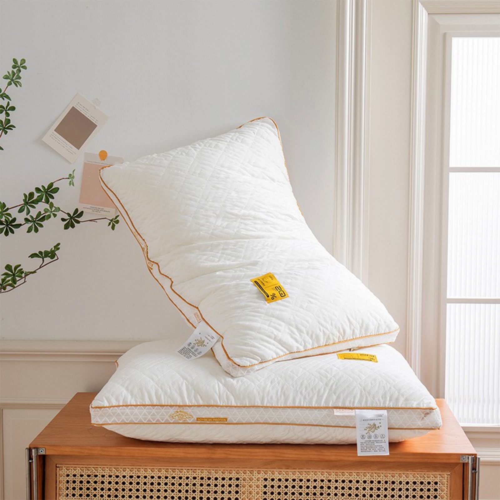 Bed & Sofa Pillow, Body Pillow, Back Support Pillow, White Corner Propped Pillow for Back, Flat or Side Sleeping, 1 Piece