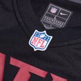 thumbnail image 4 of Men's Nike Timmy Horne Black Atlanta Falcons Game Player Jersey, 4 of 6