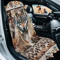 thumbnail image 2 of Xixirimido Car Towel Seat Covers Multifunctional Towel for Gym Outdoor Sport, Picnic, Beach, Pet Travel, Non-Slip Washable Car Seat Protector, Aztec Tribal Wolf Forest Camo, 2 of 8
