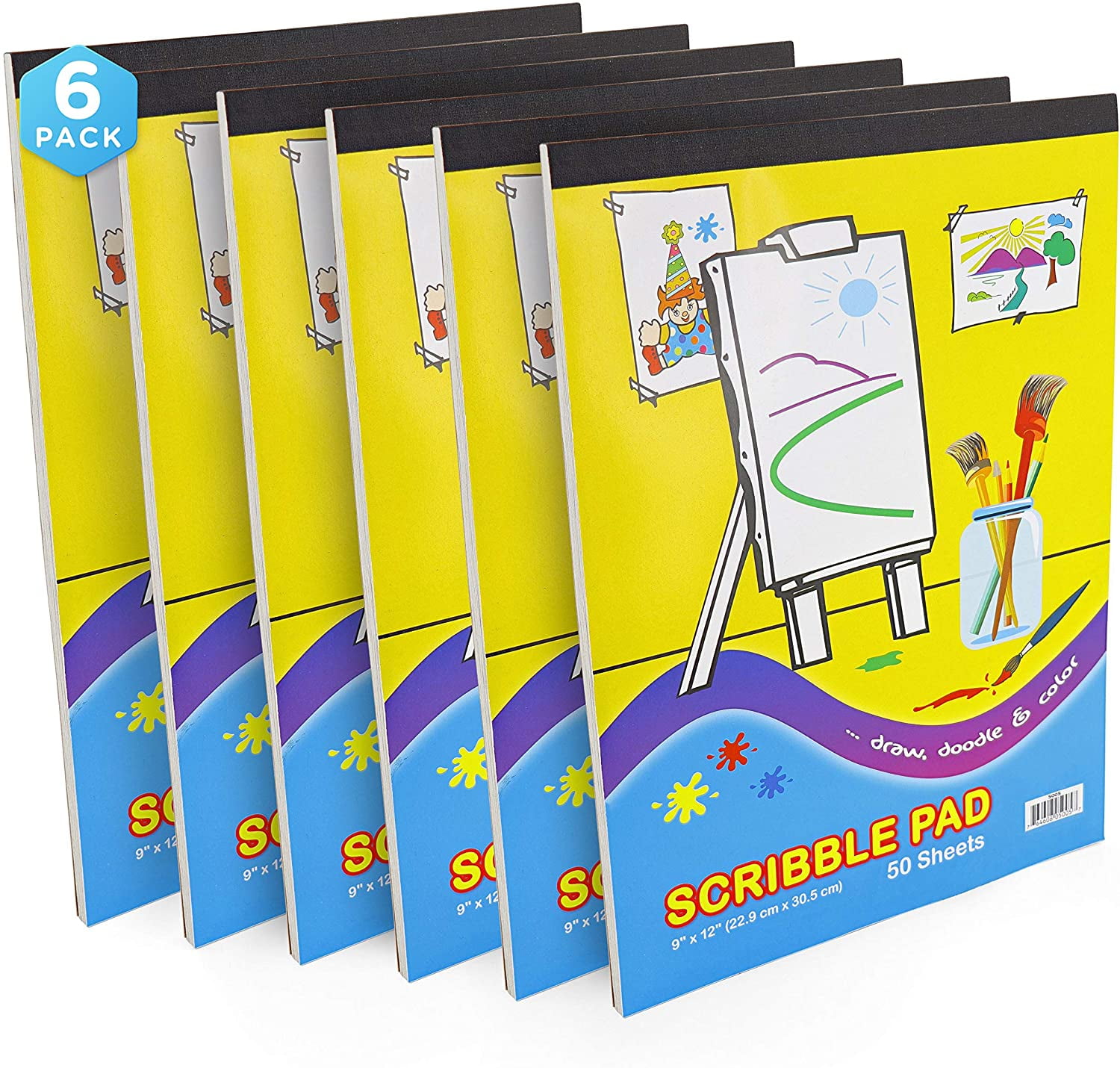 Doodle Pad Scribble Pad for Toddlers Children to Scribbling Perfect for  School, Offices and College to Jotting Down of Important Things (50 Sheets  Per