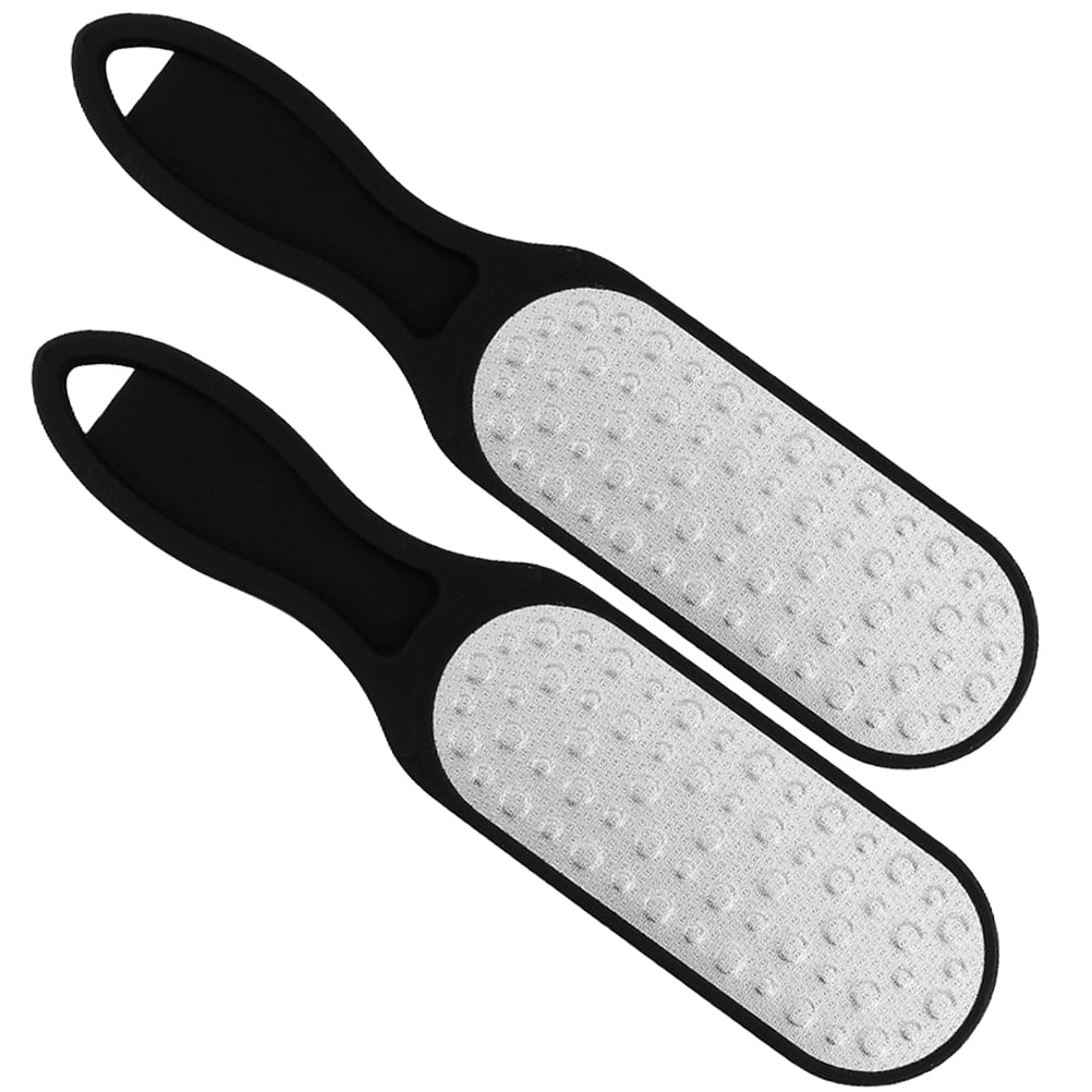2PCS Double Sided Professional Foot Files Stainless Steel Exfoliating