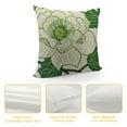 thumbnail image 4 of Nawypu Comfy Pillow Cover 18x18in Honshu in Robins Egg Blue Floral Vintage Throw Pillow Cases Turquoise Teal Green Flower Farmhouse Decor Square Throw Cushion Case for Bench Outdoor Holiday Party, 4 of 5