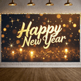 thumbnail image 3 of Golden Design Happy New Year Fireworks Scene Celebration Banner for New Year Party Event Outdoor Decor, 3 of 5