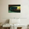 thumbnail image 2 of Elephant Stock Nighthawks Wall Art - Horizontal Canvas Wall Art - Living Room Wall Decor - Architecture Canvas - Yellow And Blue Decor By Edward Hopper - 30" x 20", 2 of 8