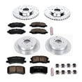 thumbnail image 3 of PowerStop Front and Rear Z23 Evolution Sport Carbon-Fiber Ceramic Brake Pad and Drilled & Slotted Rotor Kit Fits: MITSUBISHI Select Models K5477, 3 of 10