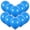 Blue, variant on 50Pcs Blue Latex Balloons for Decorative Party and Wedding Balloon Arch